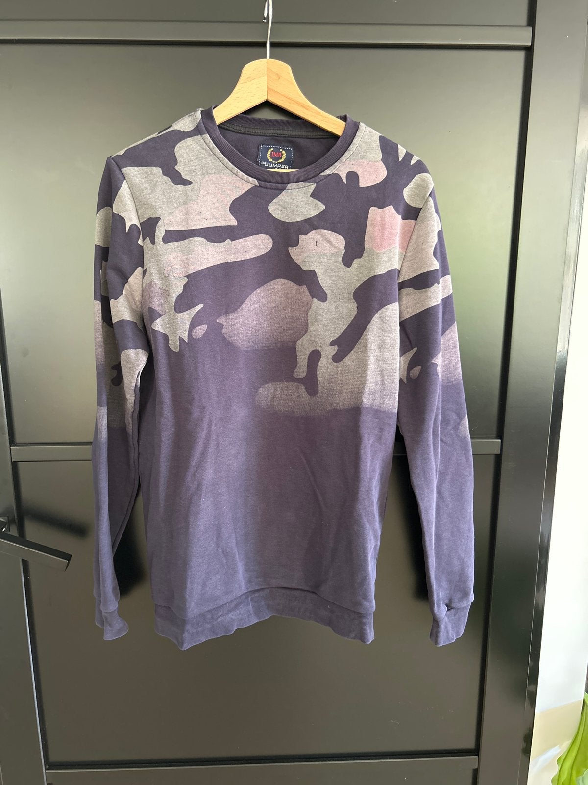 Heren sweater met camouflageprint - Maat M, Ophalen of Verzenden, Zo goed als nieuw, Maat 48/50 (M), Meerkleurig