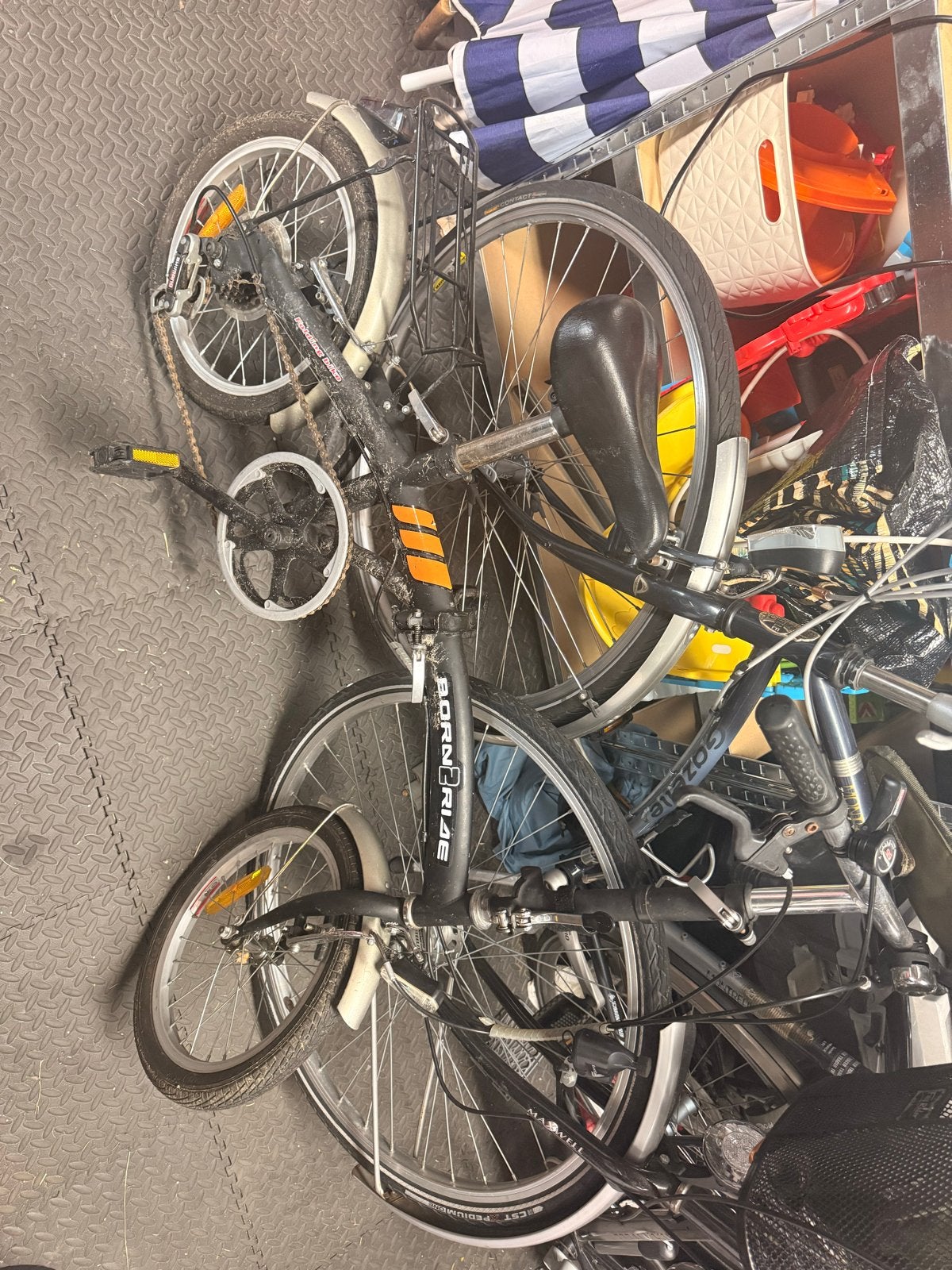Vouwfiets met versnellingen - achterband te vervangen, Ophalen, Gebruikt, Versnellingen