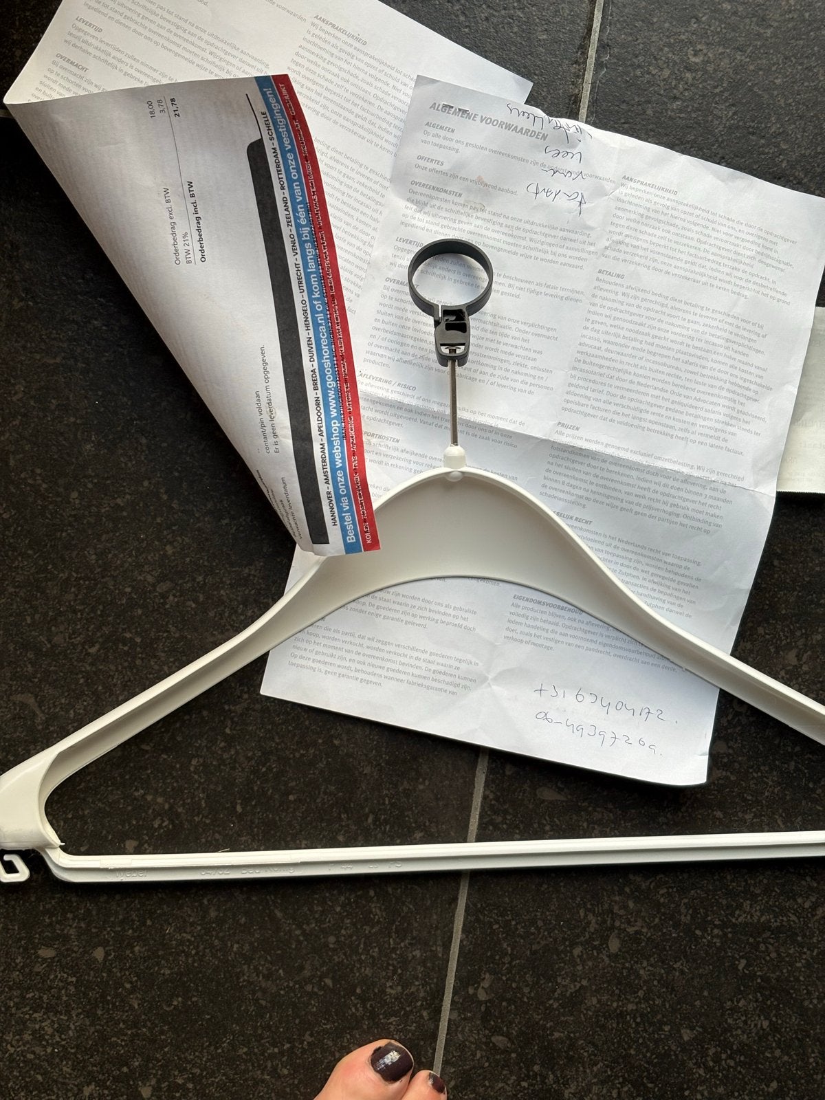 Anti-diefstal kledinghangers voor camper of winkel, Ophalen of Verzenden, Nieuw, Kunststof, Volwassenen
