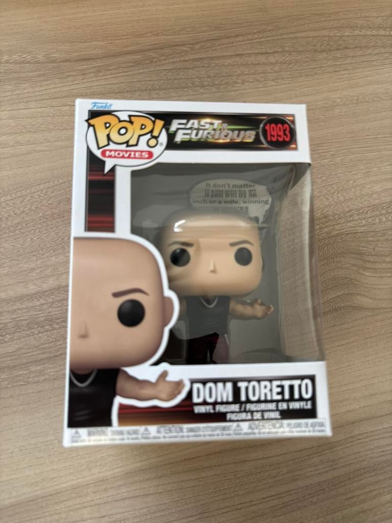 Funko Pop! Movies #1993 Dom Toretto – Fast & Furious Figure, Verzamelen, Poppetjes en Figuurtjes, Funko Europe, Ophalen of Verzenden