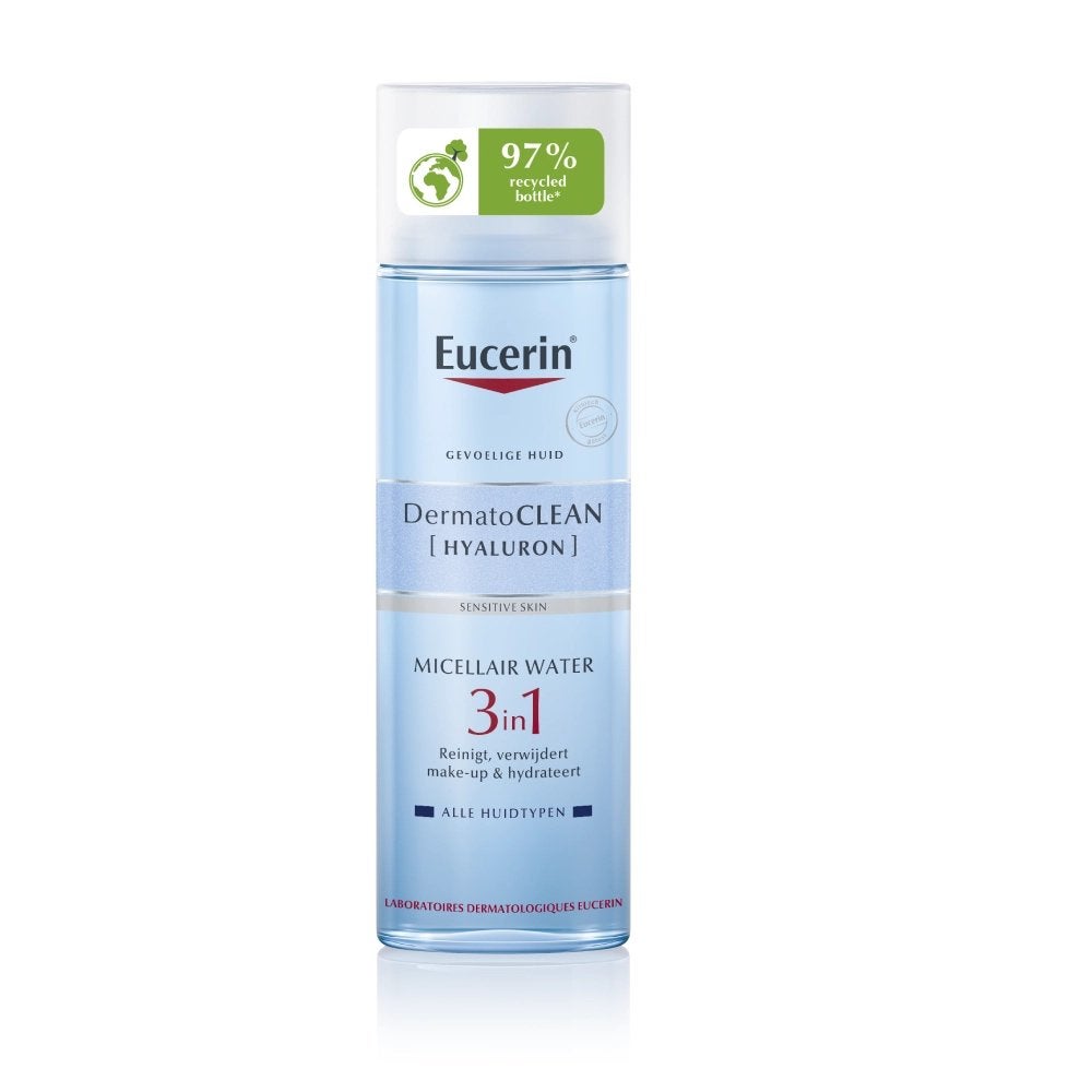 Eucerin DermatoCLEAN 3 in 1 Micellaire Water 200ml, Verzenden, Nieuw, Gehele gezicht, Reiniging