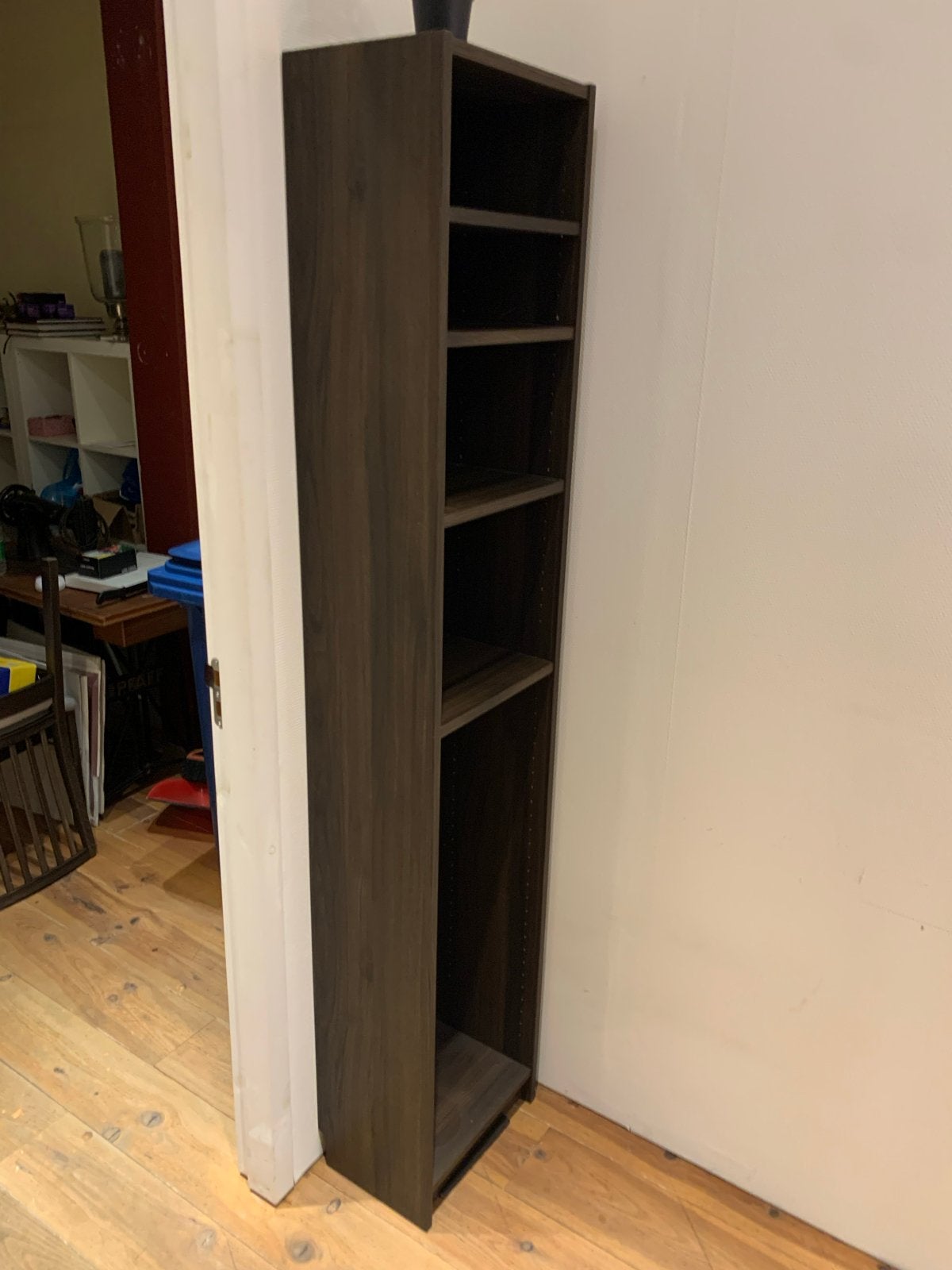 Smalle IKEA BILLY Boekenkast - Donkerbruin, Huis en Inrichting, Ophalen, Met plank(en), Minder dan 50 cm, Gebruikt