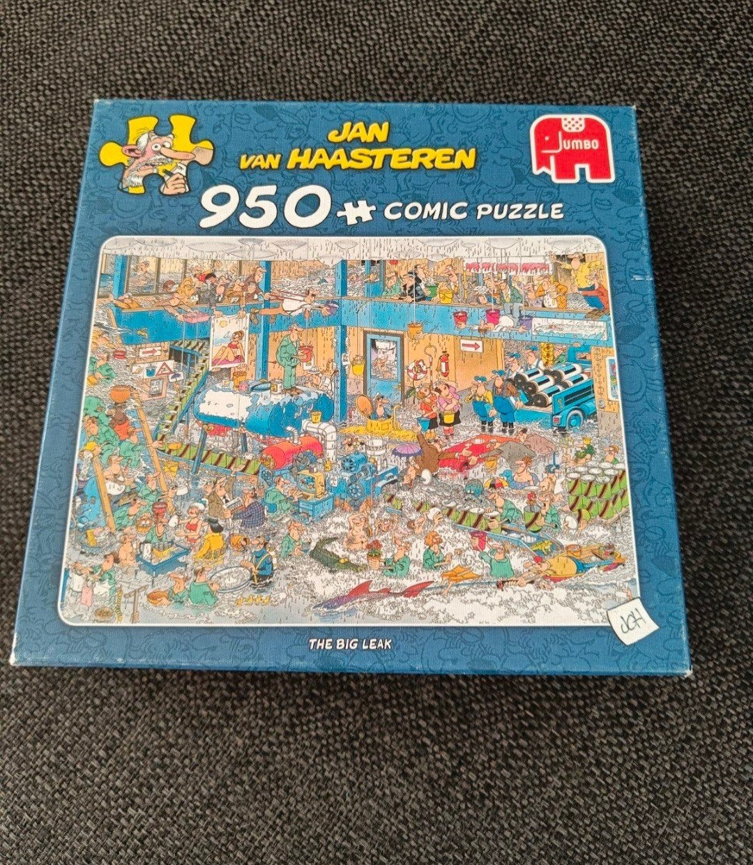 Jan van Haasteren 'The Big Leak' puzzel - 950 stukjes, Ophalen of Verzenden, 500 t/m 1500 stukjes, Gebruikt, Legpuzzel