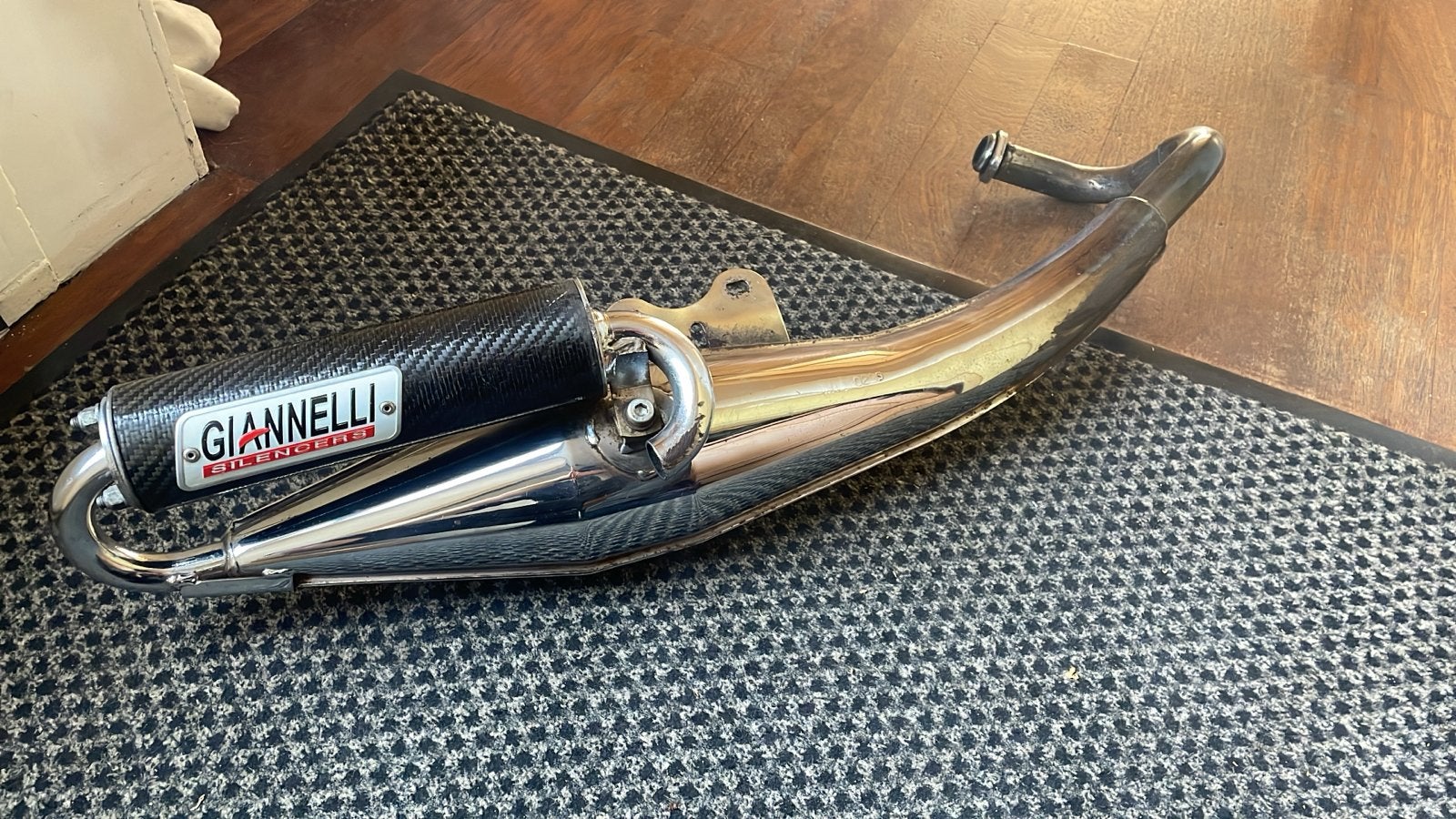 Giannelli uitlaat Piaggio 2t 70cc, Ophalen of Verzenden, Gebruikt, Uitlaat, Piaggio