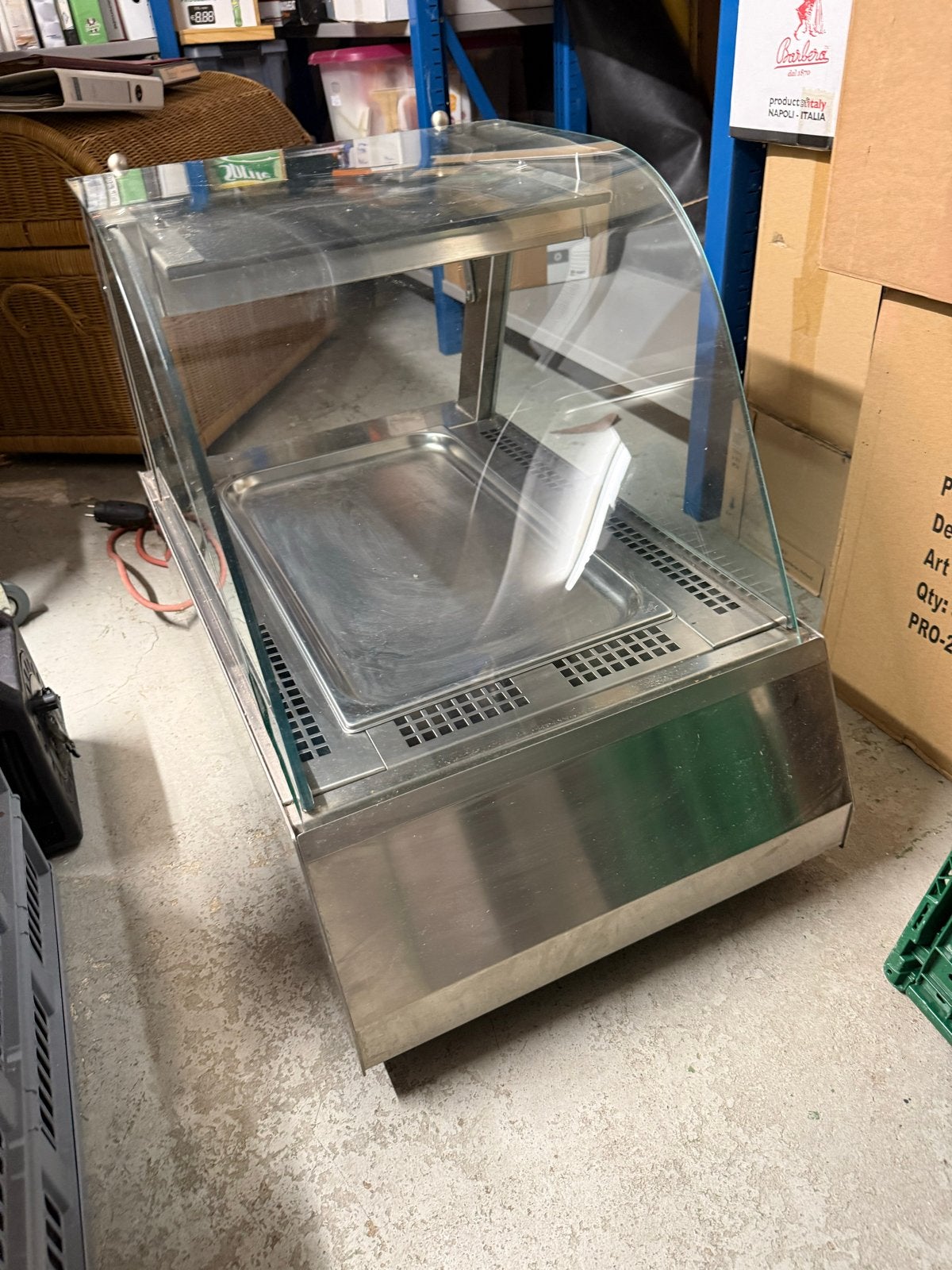 Professionele Vitrine Warmhouder - 77x47.5x59.5 cm, Ophalen, Gebruikt