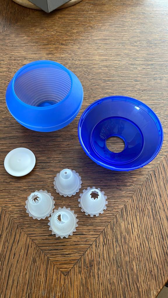 Tupperware slagroom klopper en spuit in1, Ophalen, Kunststof, Nieuw, Overige merken