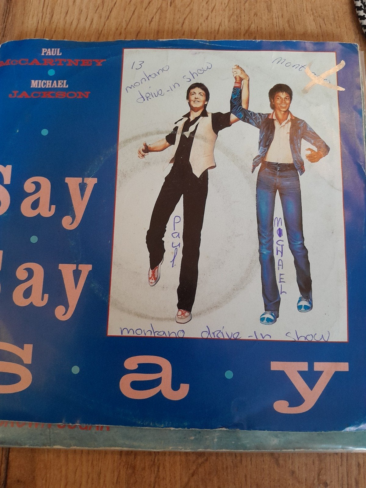 paul mccartney & michael jackson 7 inch say say say, Ophalen of Verzenden, Zo goed als nieuw, Pop