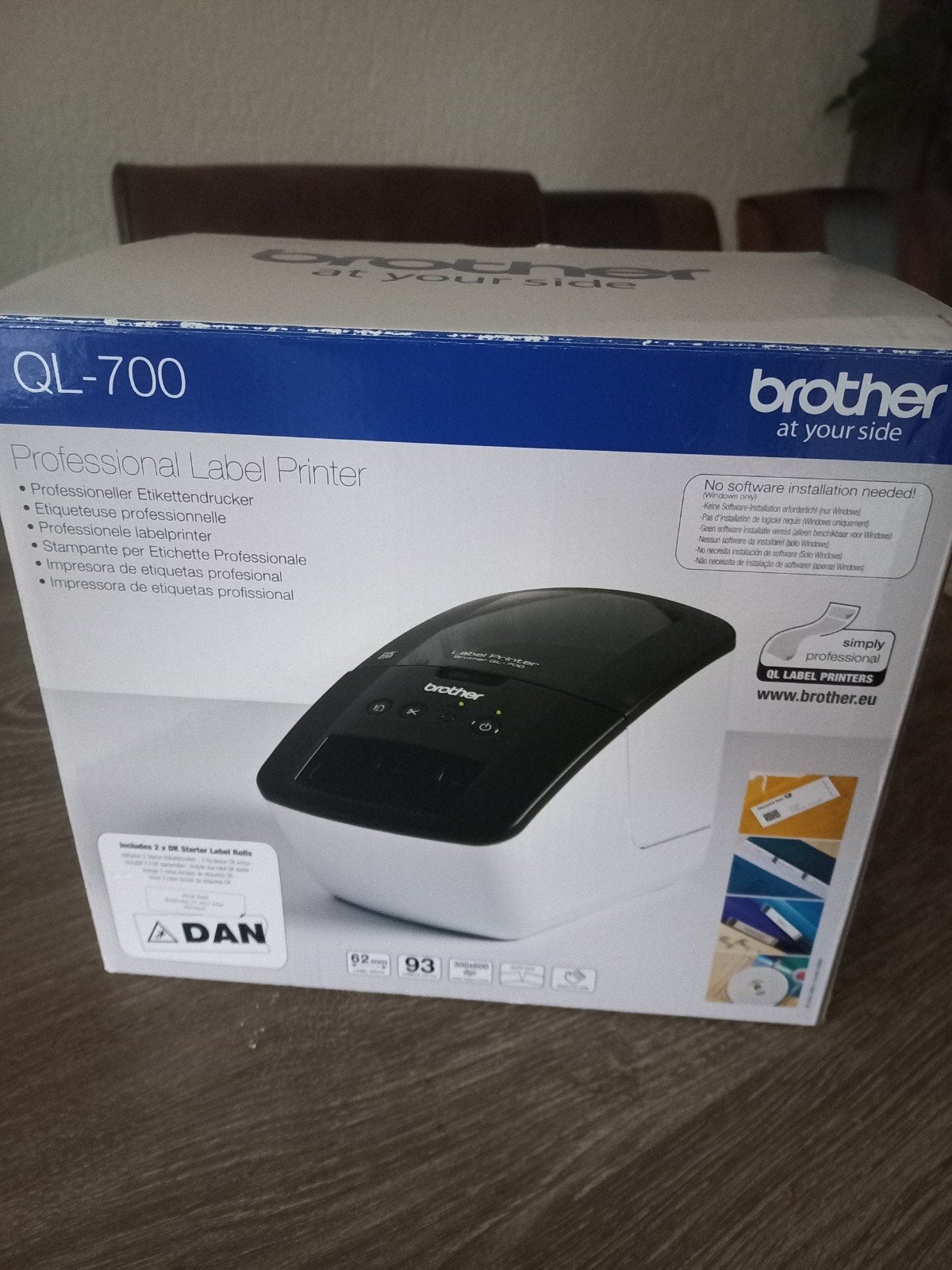 Brother ql 700, Ophalen of Verzenden, Zo goed als nieuw, Brother