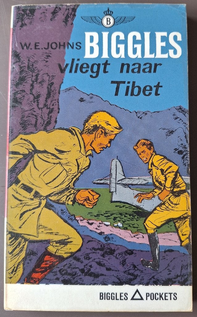 Biggles vliegt naar Tibet - no 5 - W.E. Johns, Ophalen of Verzenden, Gelezen, W.E. Johns
