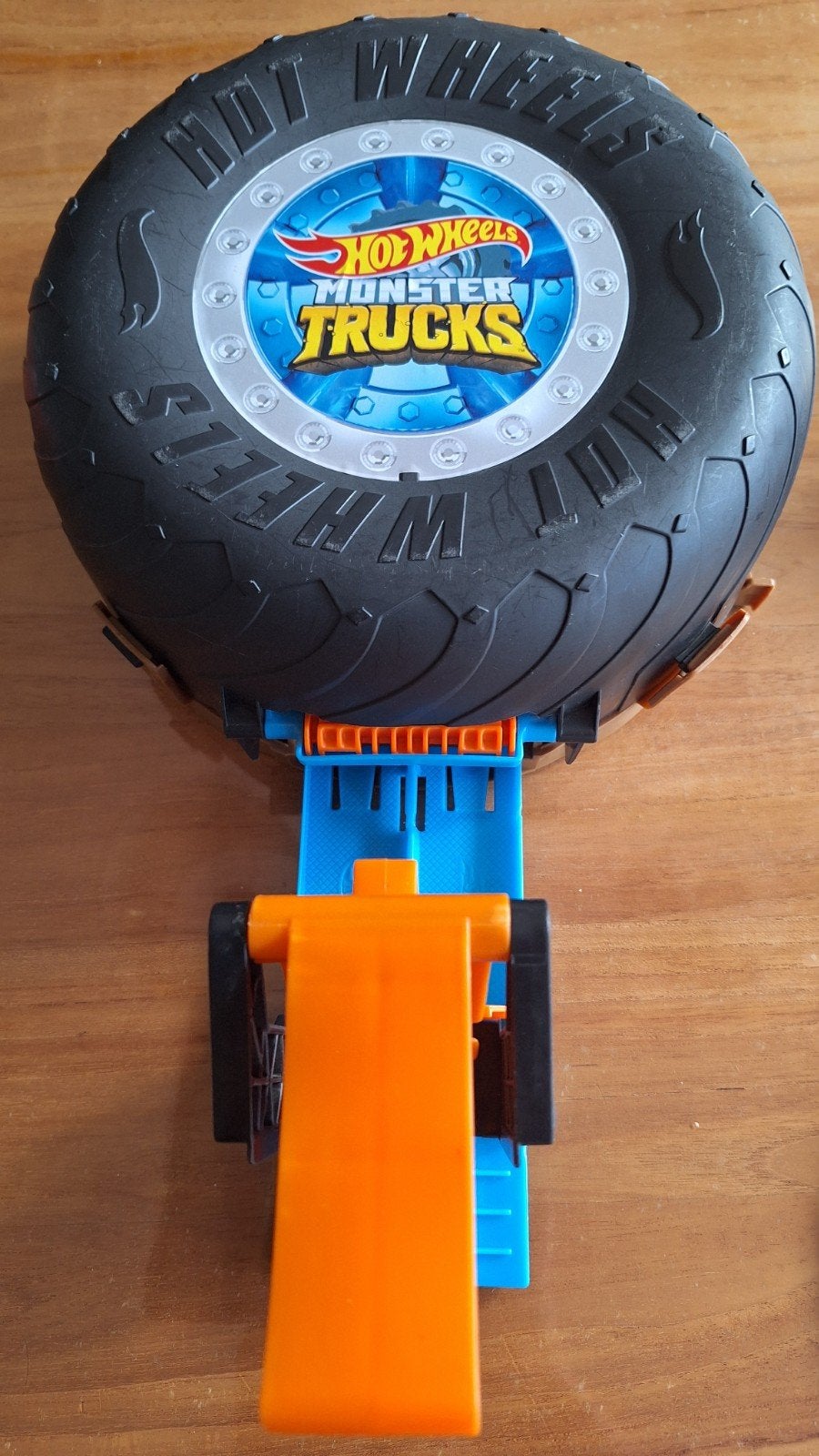 Hot Wheels Monster Trucks Stuntbandenset met auto's, Ophalen of Verzenden, Gebruikt