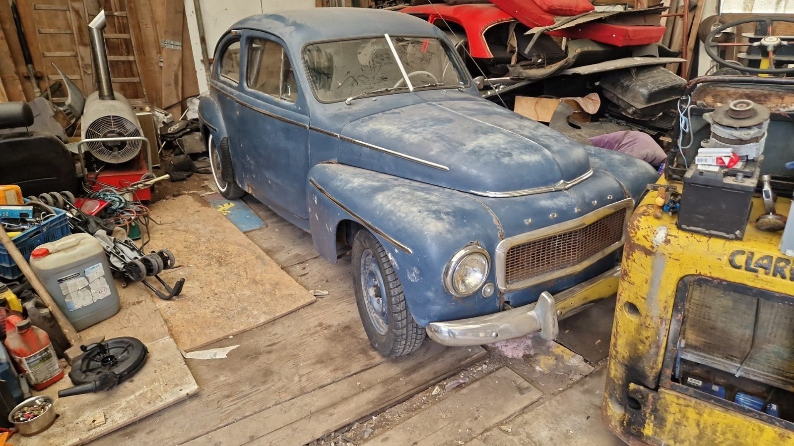 Volvo pv 444 1956 schuur vondst barndfind car 💥1956, Ophalen of Verzenden, Gebruikt, Volvo