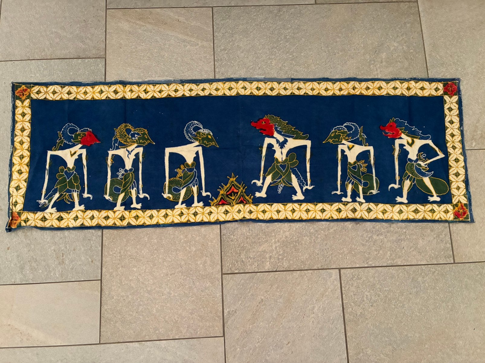 Antieke Javaanse Batik Tulis- Wayang Kulit Vorstenlanden., Ophalen of Verzenden