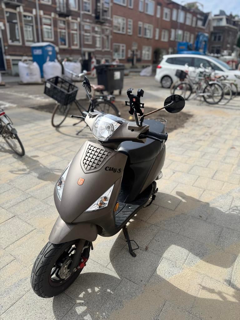 SCOOTER GEEL KENTEKEN - La Souris City S, Gebruikt, Benzine, Ophalen, Overige merken