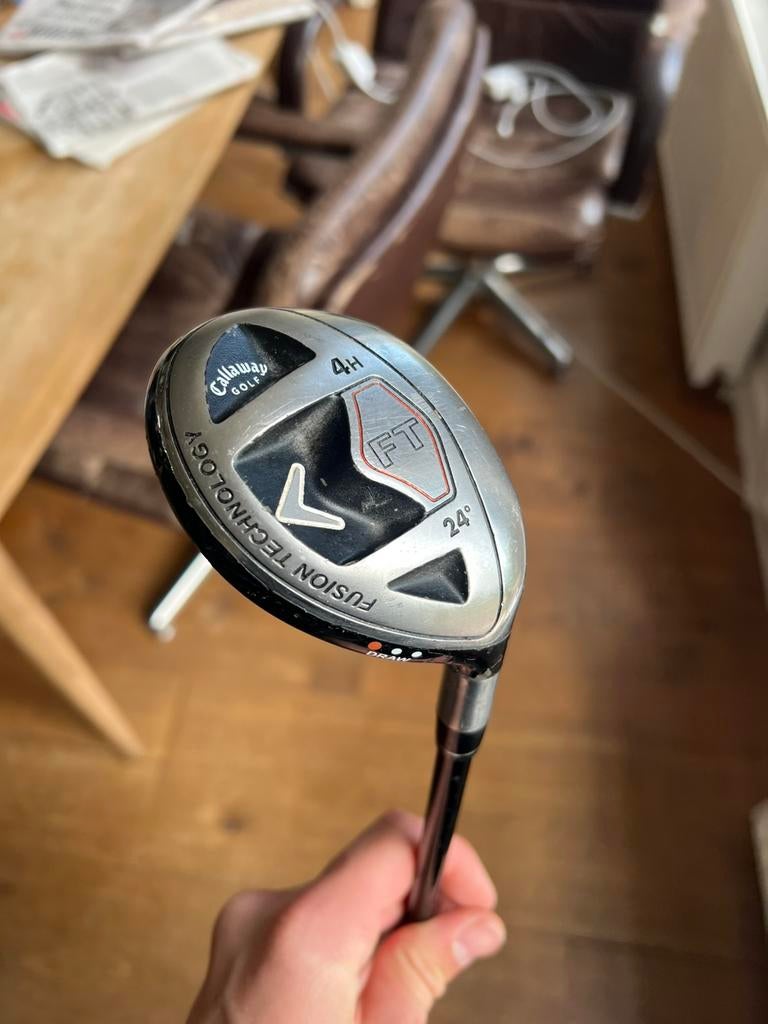 Callaway 4 Hybrid 24 | Fusion Technology Draw | Flex R, Ophalen of Verzenden, Gebruikt, Club, Callaway