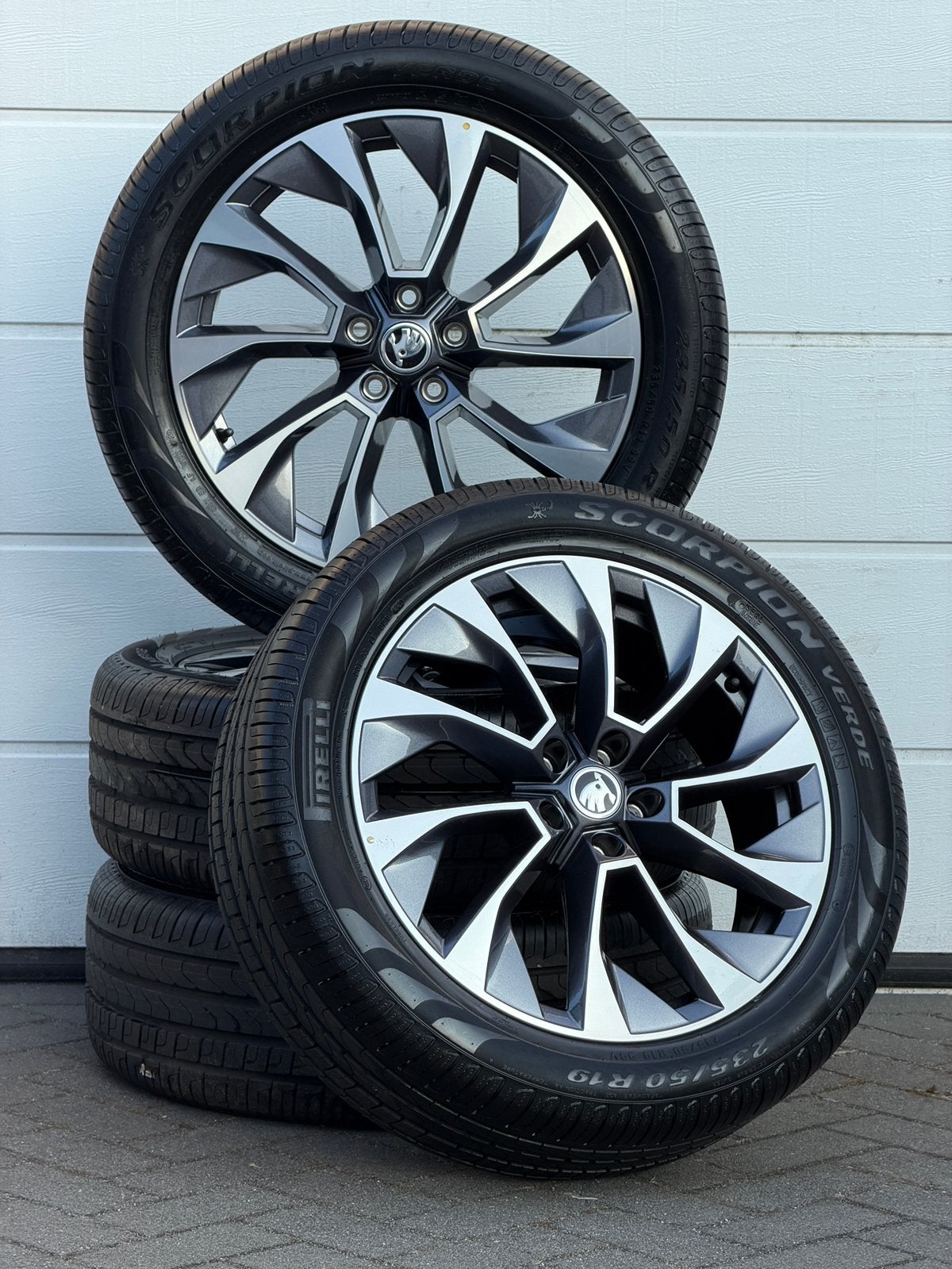 Skoda Kodiaq Aronia 19inch Velgen, Auto-onderdelen, Banden en Velgen, Gebruikt, Banden en Velgen, 235 mm, Personenwagen