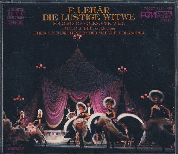 Franz Lehar-Die Lustige Witwe   (2CD) Vienna Volksopera Ork., Cd's en Dvd's, Opera of Operette, Inclusief doosje, Ophalen of Verzenden