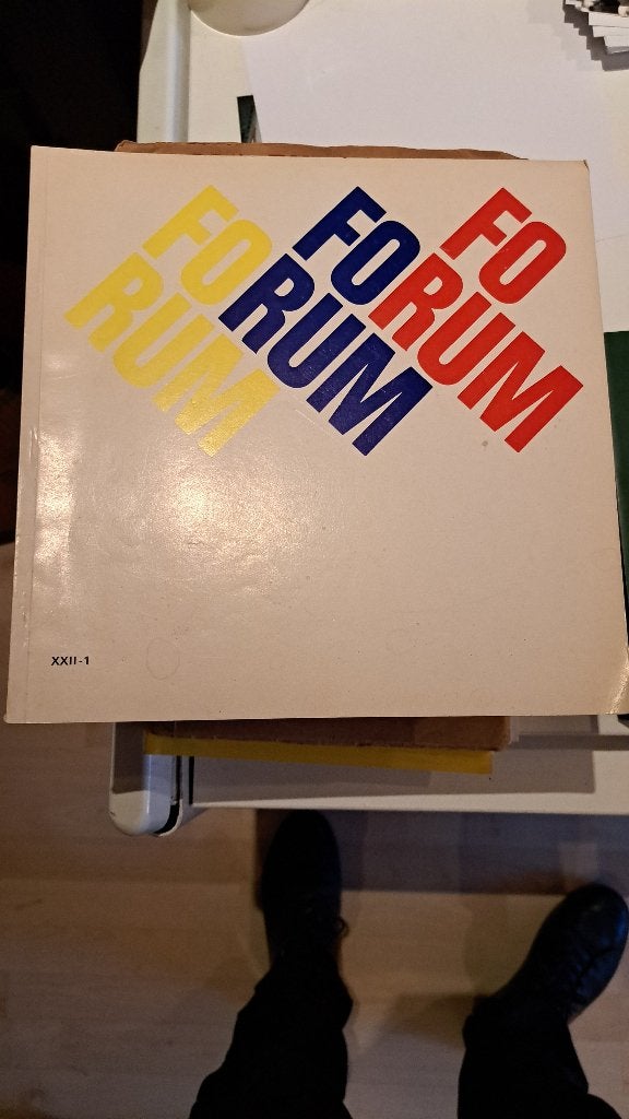 6x Forum - Tijdschrift voor architectuur (1967-1971), Gelezen, Diverse auteurs, Ophalen of Verzenden, Architectuur algemeen
