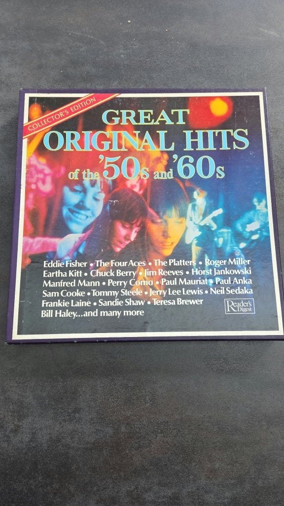 Vintage Reader's Digest 9 LP box – Hits jaren 50 & 60, Ophalen of Verzenden, Gebruikt, Pop, LP
