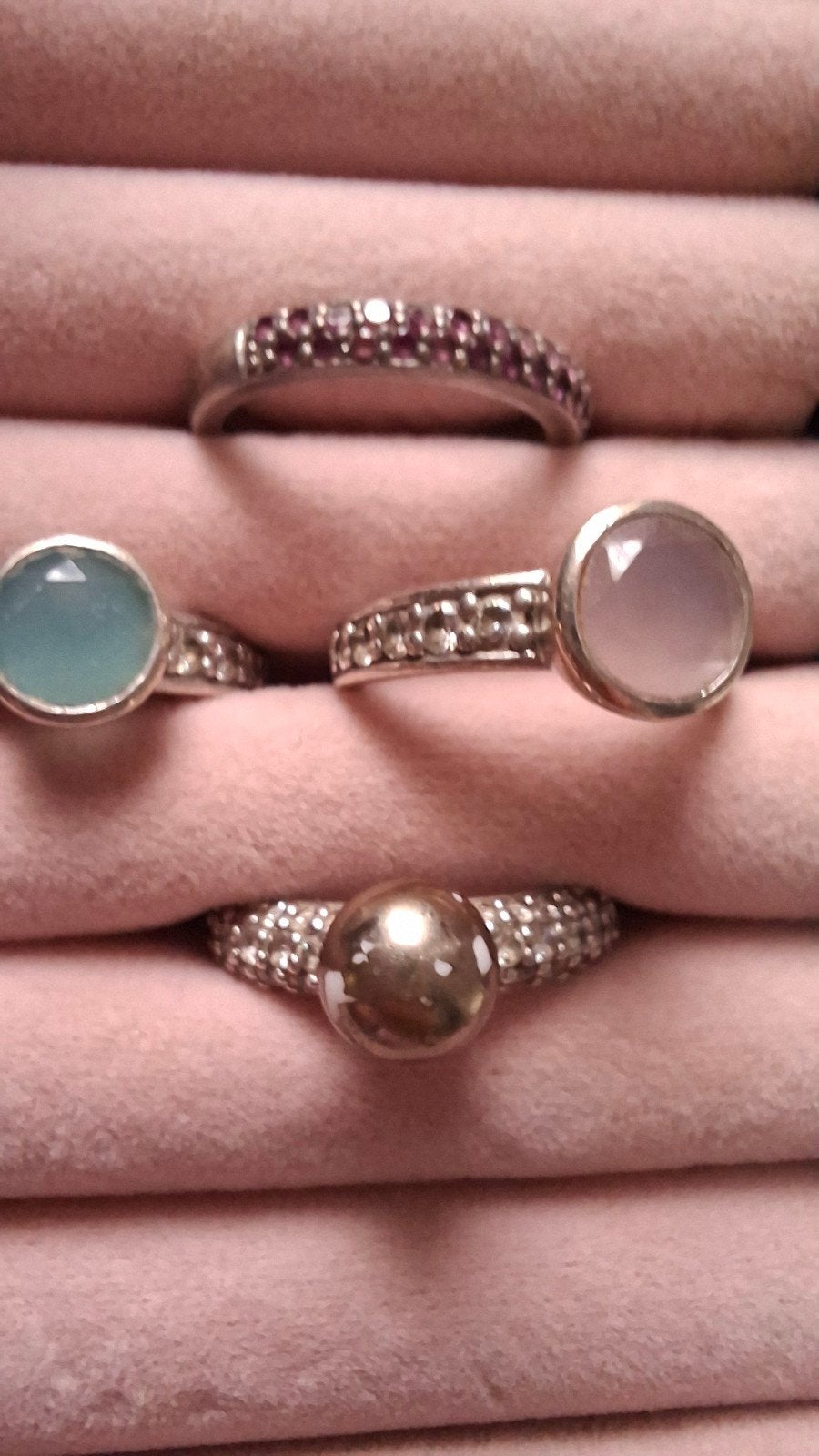 Ti Sento ring zilver met roze maat 54, Sieraden, Tassen en Uiterlijk, Ringen, Ophalen of Verzenden, Zo goed als nieuw, 17 tot 18