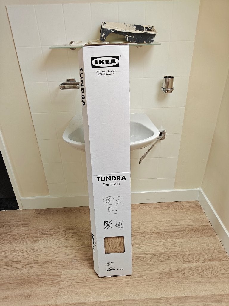 Laminaat Ikea Tundra (nieuw en gebruikt), Ophalen, Overige materialen, 50 tot 150 cm, Zo goed als nieuw