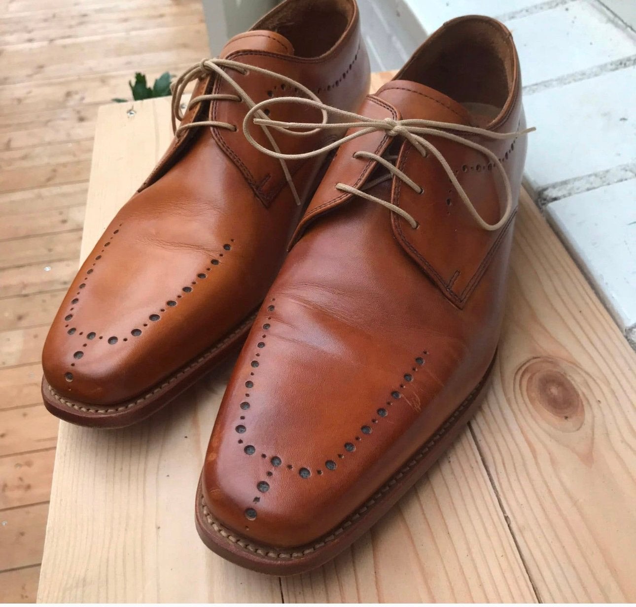 Nieuwe  leren Van Bommel schoenen . Maat 41, Ophalen, Nieuw, Bruin