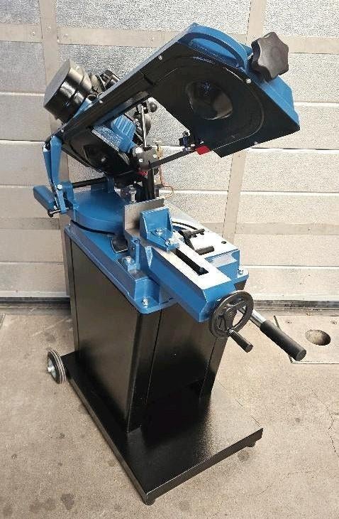 HBM 128 metaallintzaag – 230V, 550W, instelbare zaagsnelheid, 70 mm of meer, Ophalen of Verzenden, Zo goed als nieuw, Lintzaag