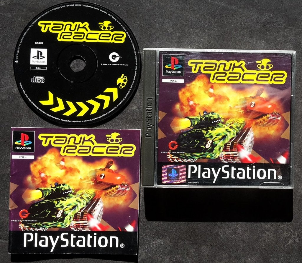 PS1 - Tank Racer - PlayStation 1 Action Racing, Racen en Vliegen, 2 spelers, Ophalen of Verzenden, Zo goed als nieuw