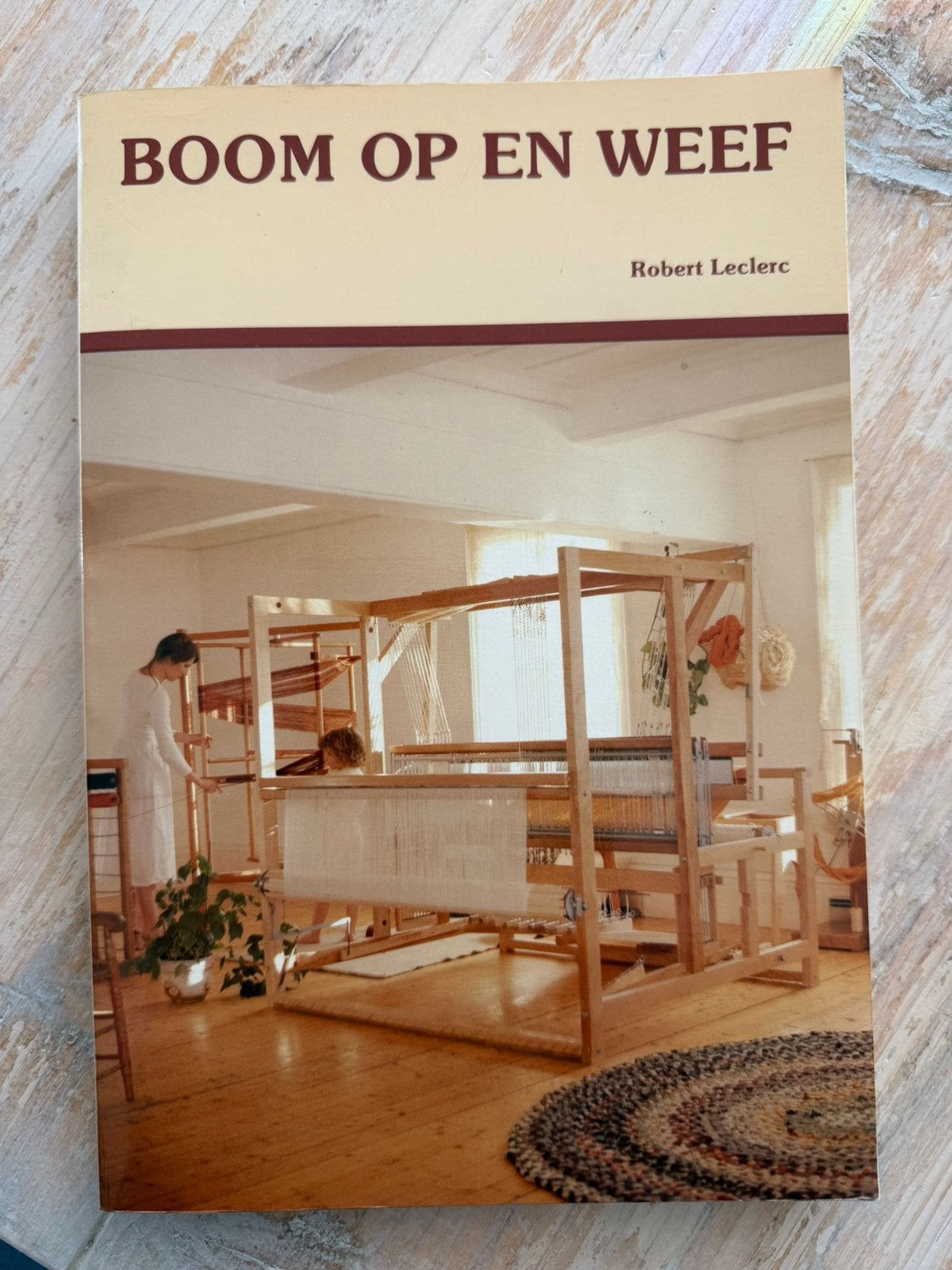 Weefboek, weven, boom op en weef, Ophalen of Verzenden, Gelezen