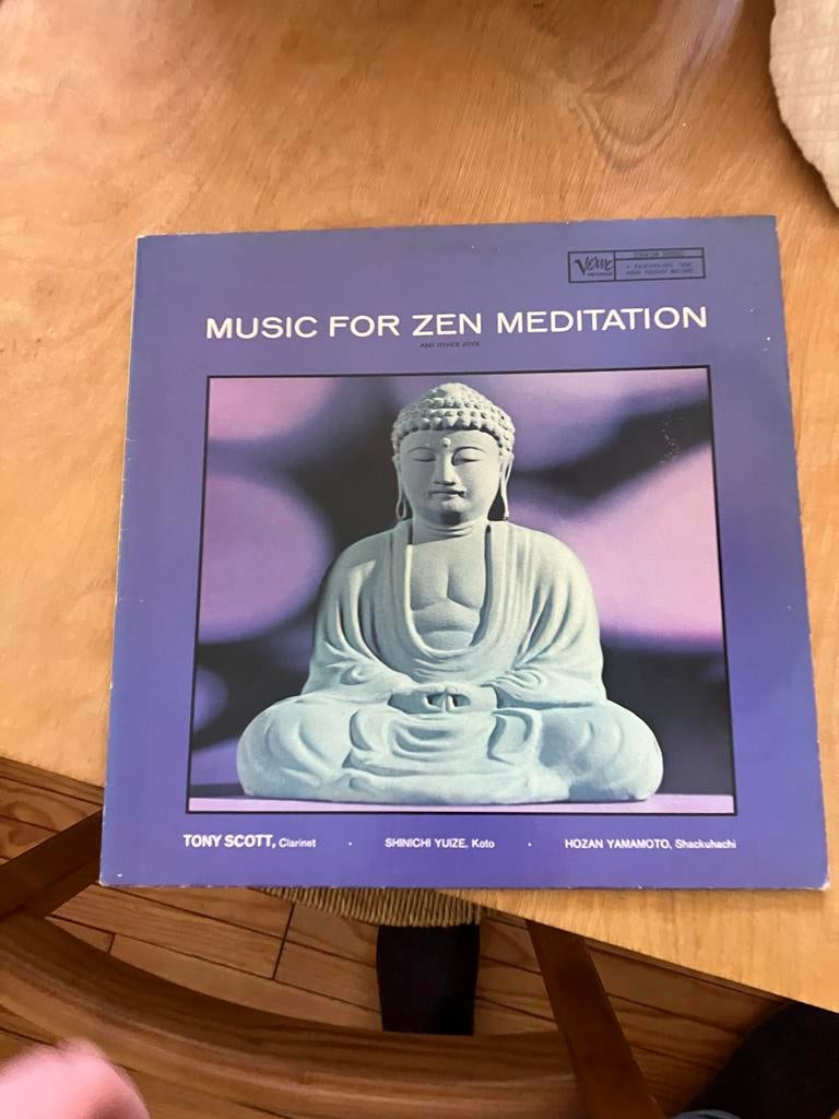 Music for Zen Meditation LP - Tony Scott (Verve), Ophalen of Verzenden, Gebruikt, Muziek instrumentaal