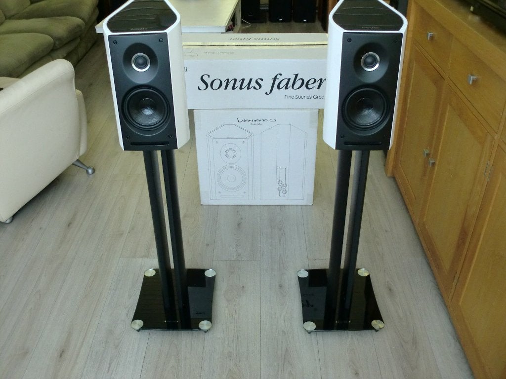 Sonus Faber Venere 1.5 + standaards Telluruim 12 m Garantie., Ophalen, Stereo speakers, Basreflex, Zo goed als nieuw