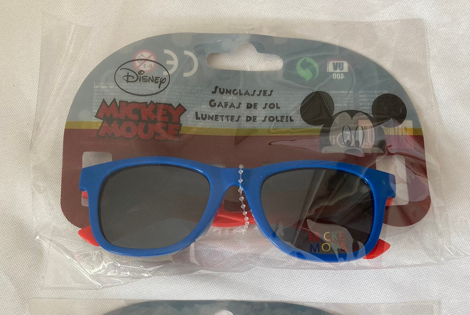 Nieuwe blauwe Mickey Mouse Disney Zonnebril, Ophalen of Verzenden, Nieuw