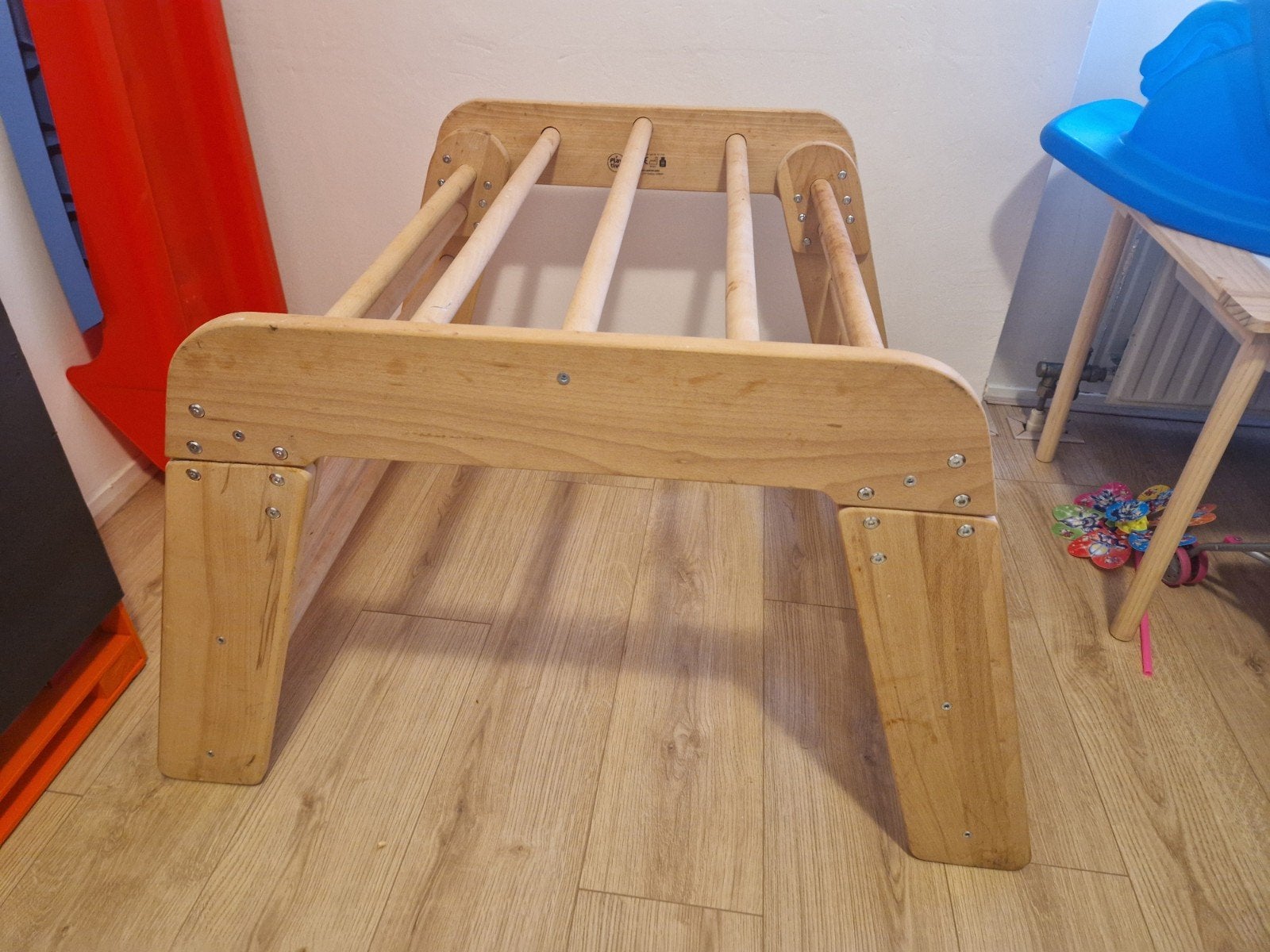 Houten Klimrek voor Kinderen - Perfect voor Binnen en Buiten, Ophalen, Gebruikt, Klimwand