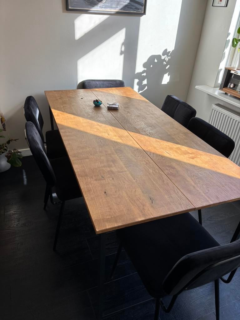 Eettafel te koop, Ophalen, Zo goed als nieuw, Rechthoekig, 50 tot 100 cm
