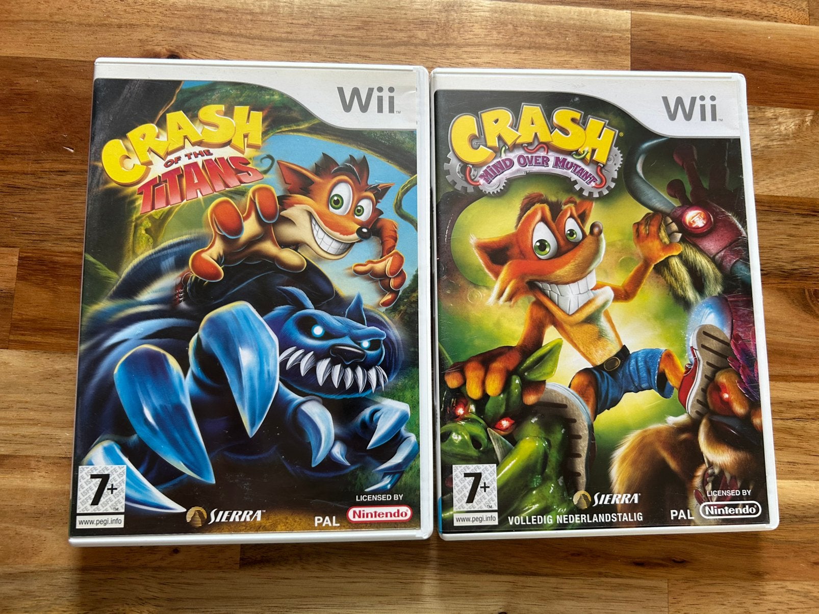 Crash Bandicoot Games - Wii, Spelcomputers en Games, Avontuur en Actie, Gebruikt, 2 spelers, Eén computer