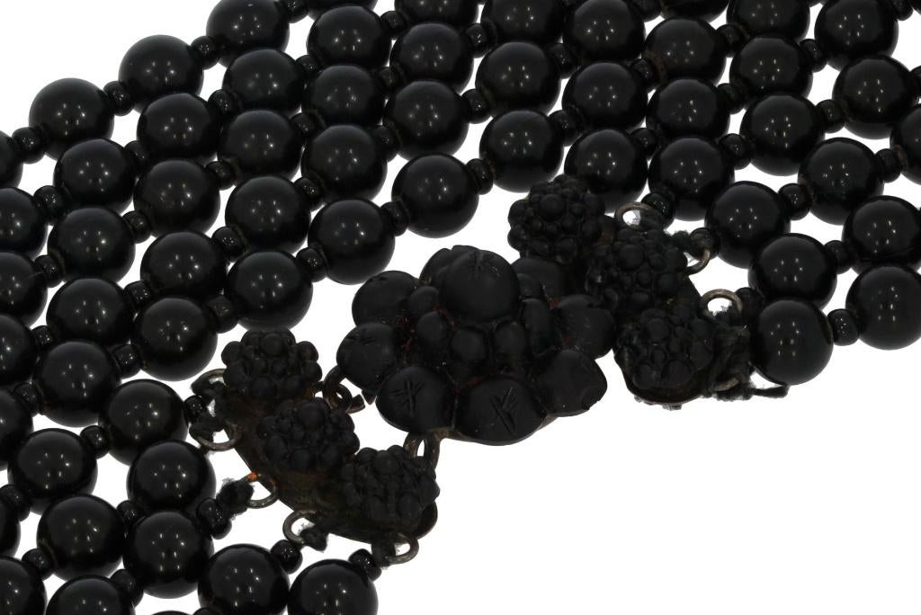 Rouw ketting antiek 5-strengs zilveren slot Hollands dracht, Sieraden, Tassen en Uiterlijk, Antieke sieraden, Verzenden, Zilver