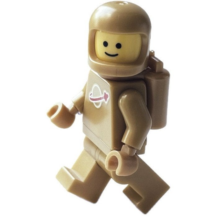 NIEUW lego CLASSIC SPACE poppetje minifig goudkleurig, Lego, Nieuw, Ophalen of Verzenden, Minifiguur