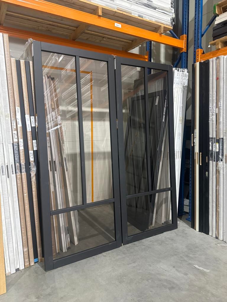 Stijlvolle Dubbele Deuren - Diverse Ontwerpen, Ophalen, 120 cm of meer, Binnendeur, Nieuw