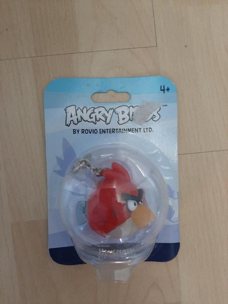 Angry Birds Sleutelhanger Rood, Ophalen, Nieuw, Knuffel of Figuurtje