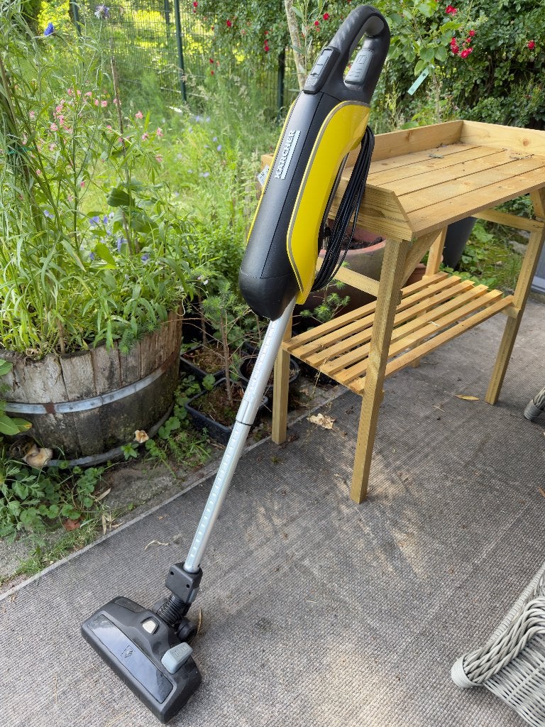 Kärcher steel stofzuiger, Kärcher, Geschikt voor harde vloeren, Ophalen of Verzenden, Zo goed als nieuw