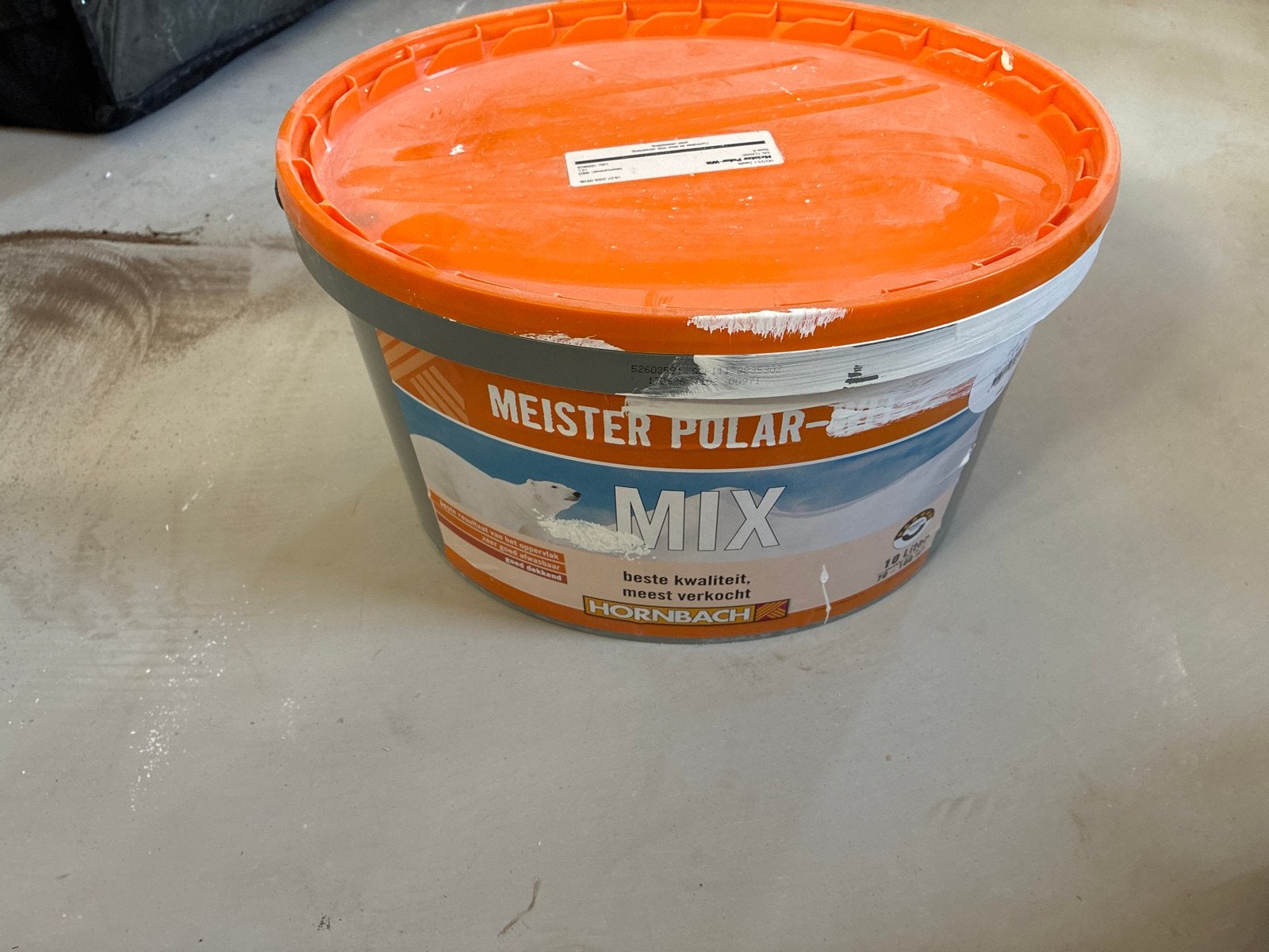 7,5 liter muurverf RAL 9003 - Meister Polar Mix, Doe-het-zelf en Verbouw, Ophalen, 5 tot 10 liter, Wit, Verf