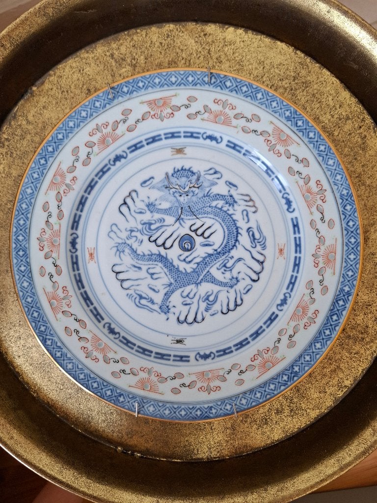 Chinese wandborden set van 2 Chinese wall plate set of 2, Ophalen of Verzenden