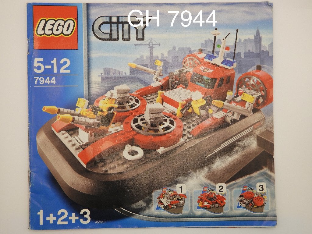 Lego 7944 Fire Hovercraft, Lego, Ophalen of Verzenden, Inclusief instructies, Complete set