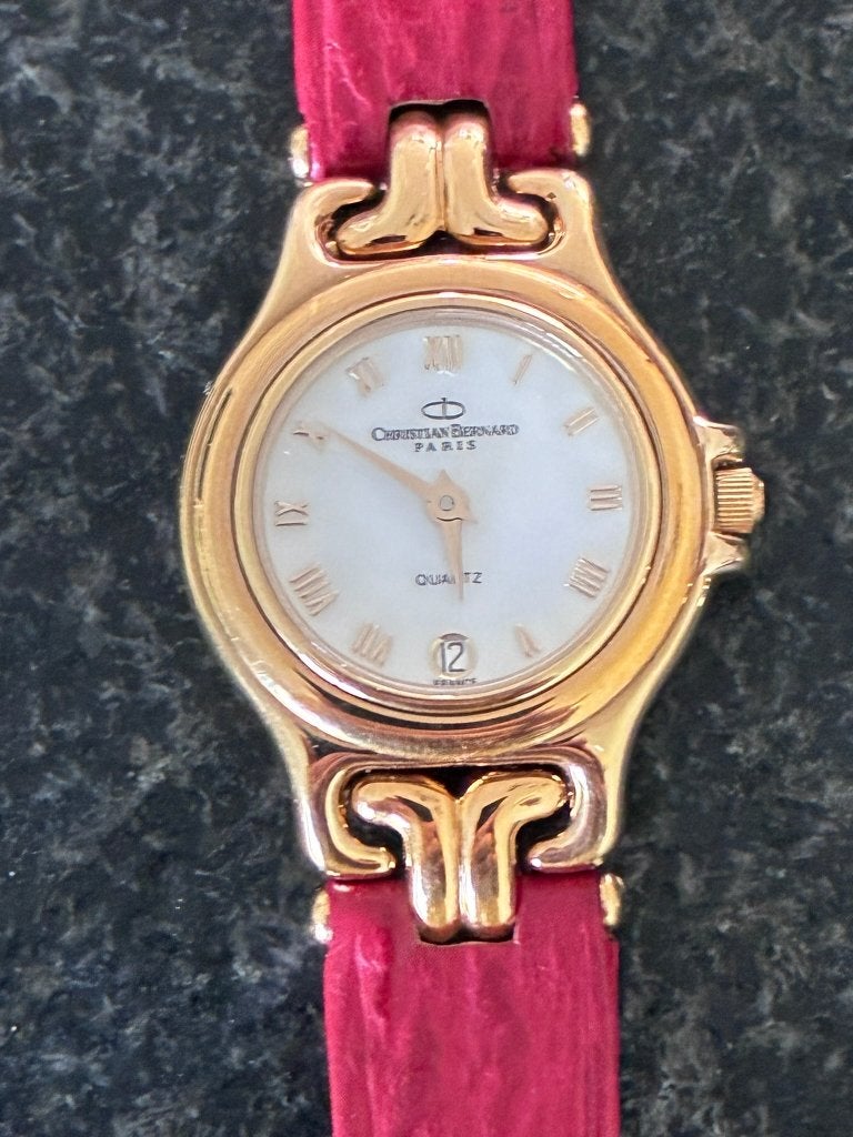 Christian Bernard Paris Vintage W3336, Overige merken, Staal, Ophalen of Verzenden, Leer