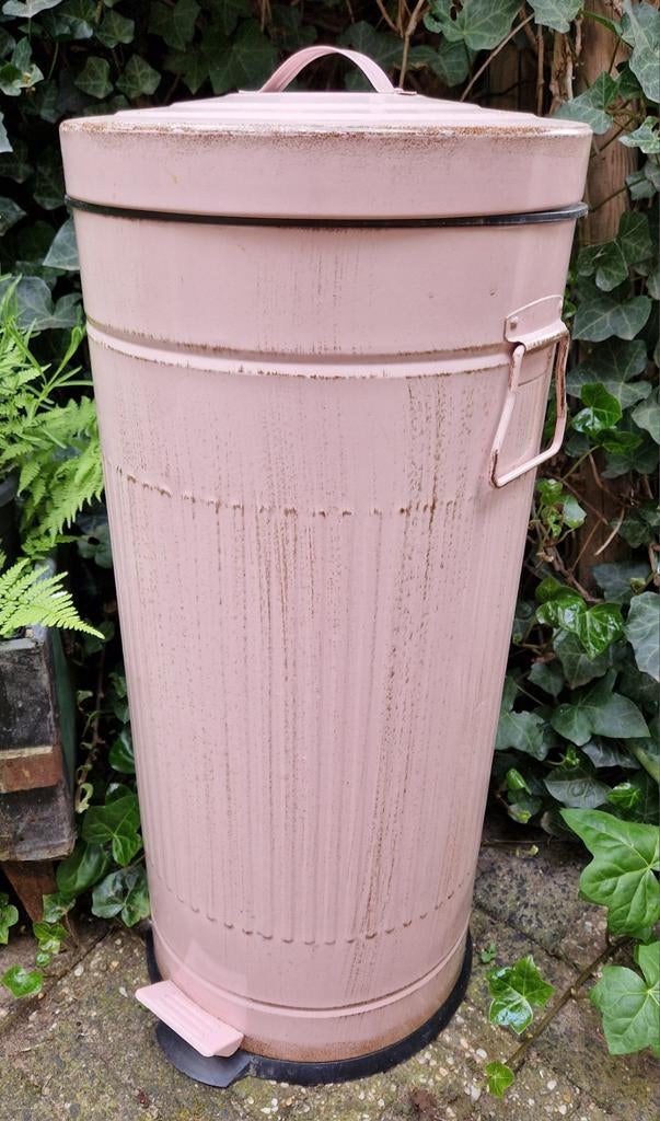 Leuke prullenbak roze - Eyecatcher in je huis!, 40 liter of meer, Ophalen, Zo goed als nieuw