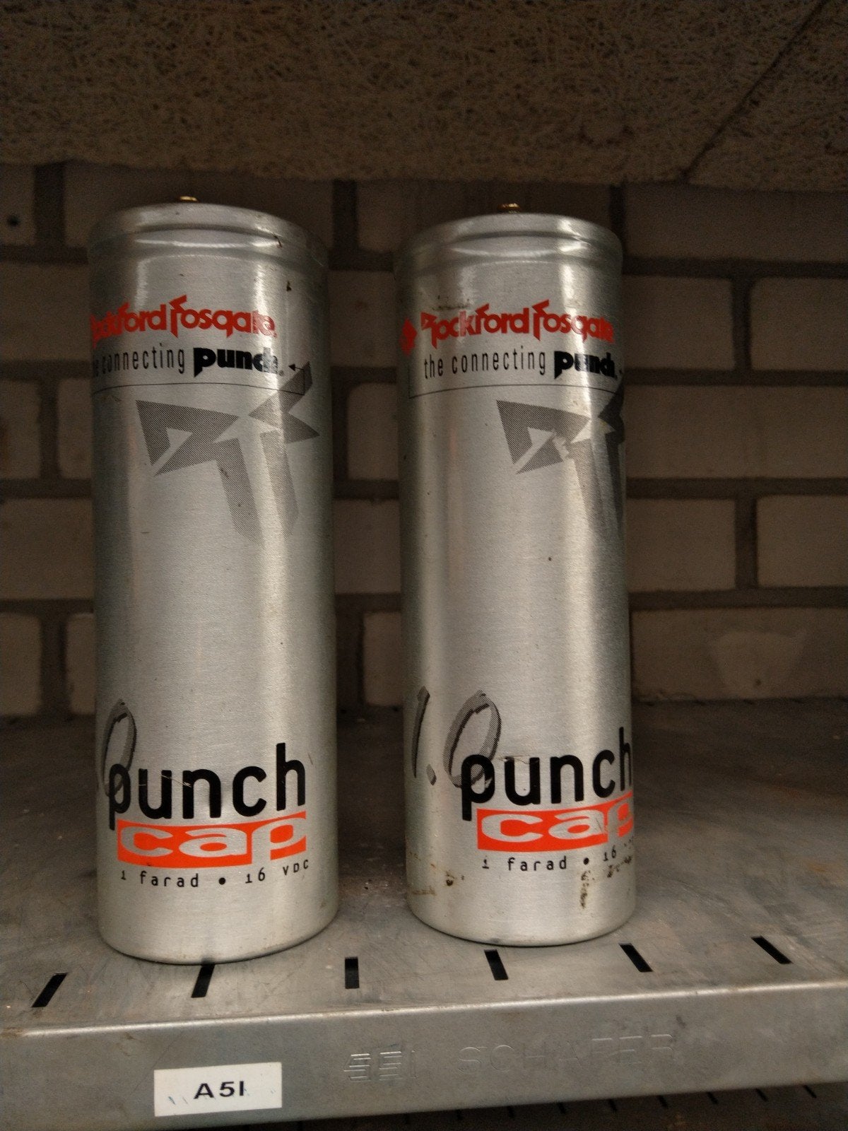 Rockford Fosgate Punch Cap set – 1 Farad / 16V, Ophalen of Verzenden, Gebruikt