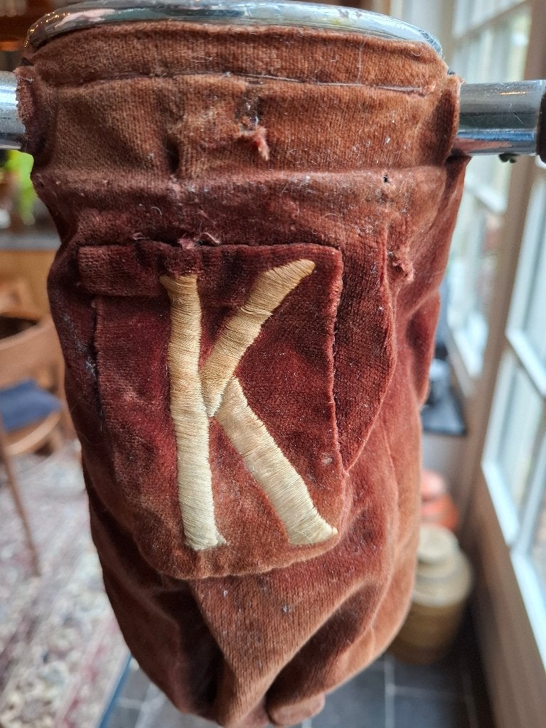 Antieke Collectezak met letter K – Authentiek & Karaktervol, Ophalen of Verzenden