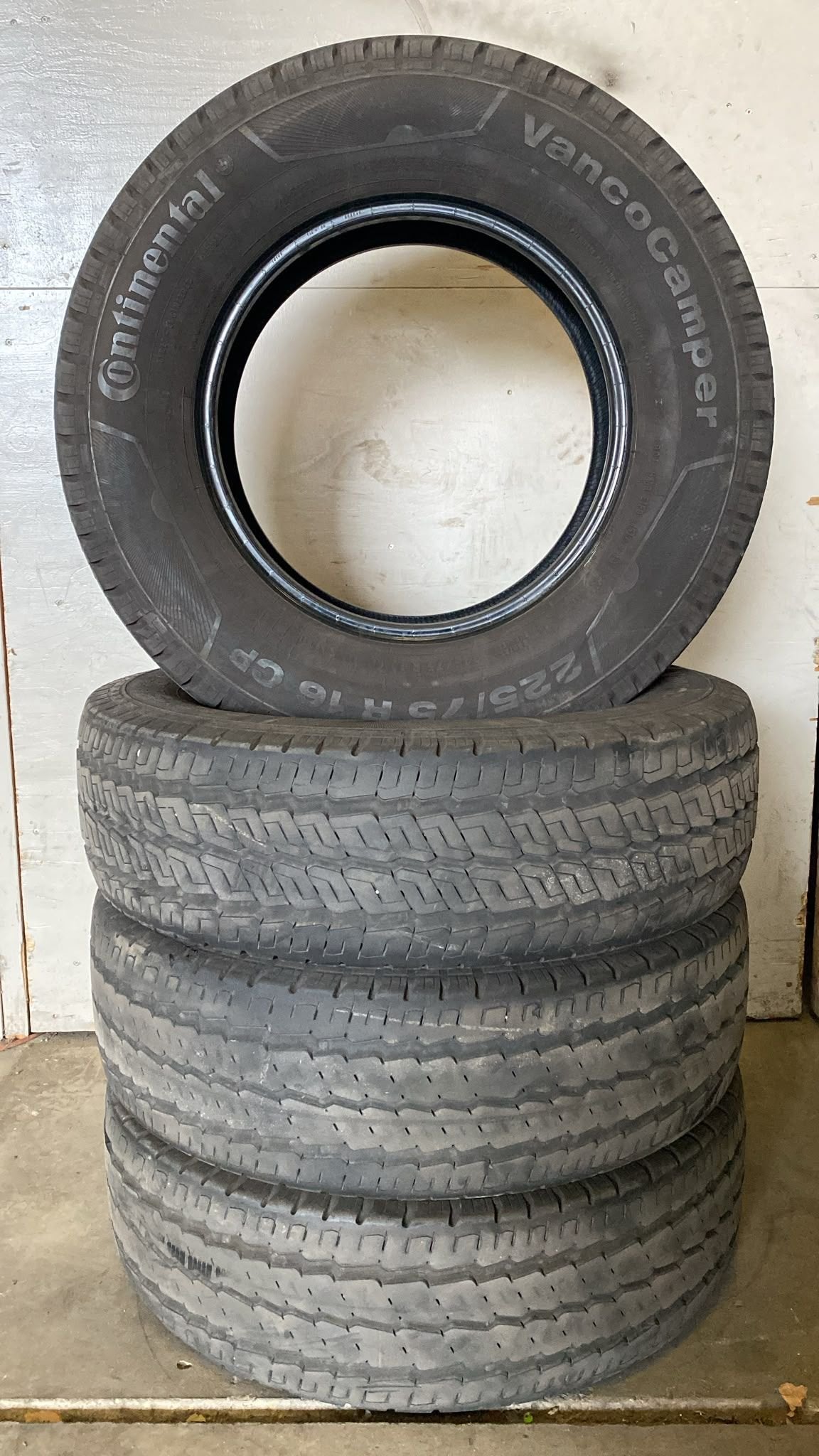 225/75R16 CP 116R Continental VanCoCamper Zomer banden - Set, Auto-onderdelen, Banden en Velgen, Gebruikt, -, -, Ophalen of Verzenden