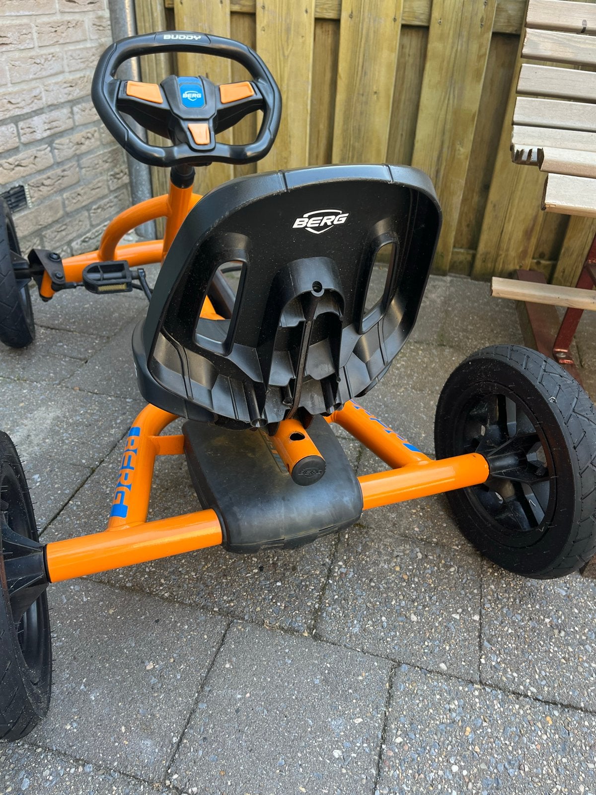 BERG Buddy skelter - Oranje, Ophalen, Gebruikt, Trapvoertuig