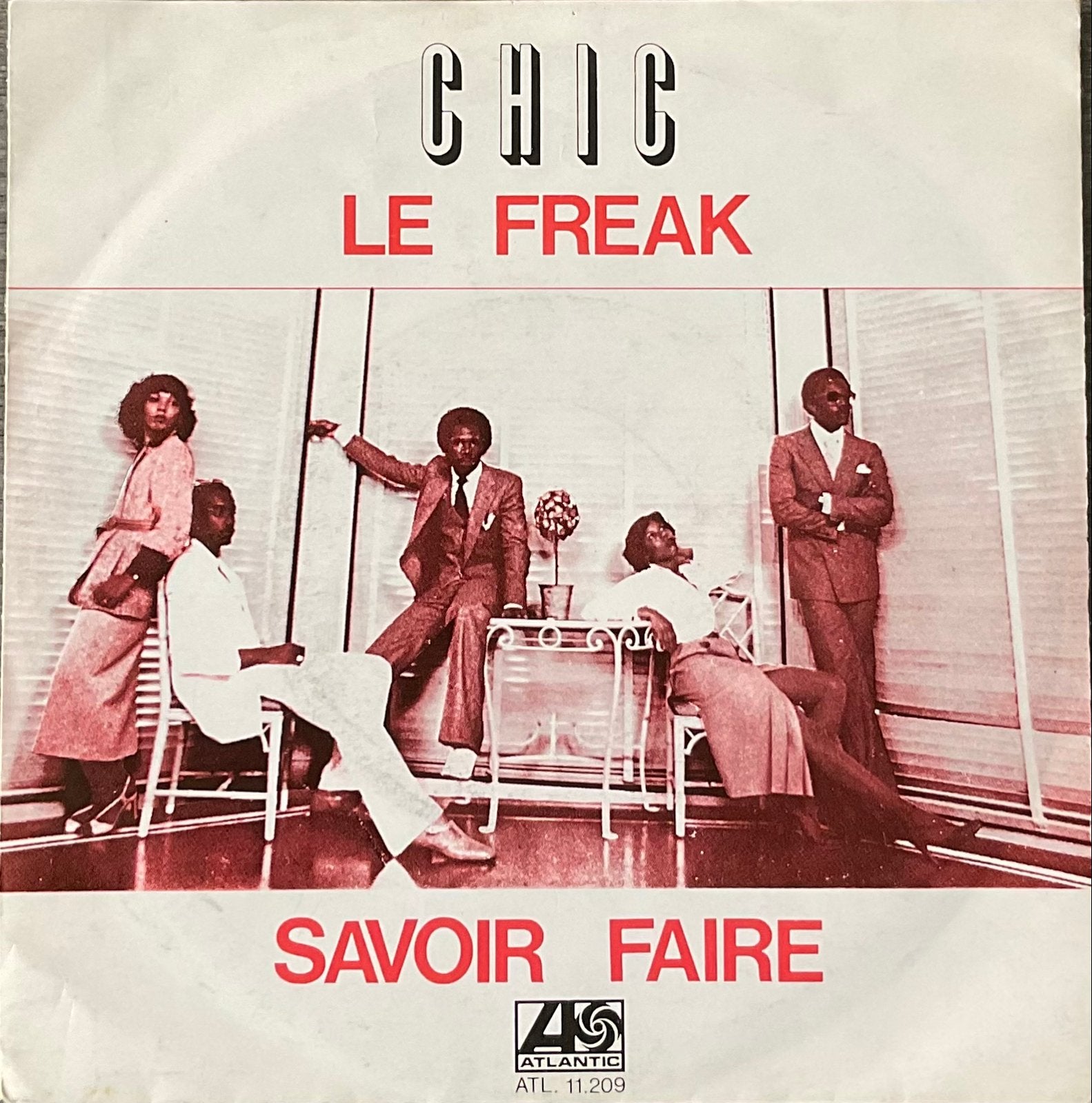CHIC - Le Freak (NL’78) plaat HEEL MOOI(NL2/UK7/US1), Cd's en Dvd's, Verzenden, 7 inch