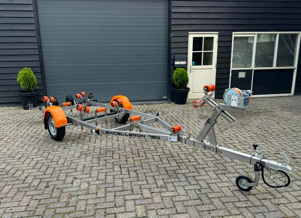 Vanclaes Excelleron 750-525 RVS Boottrailer aanbieding!, Watersport en Boten, Boottrailers, Nieuw, Overige typen, Minder dan 1500 kg